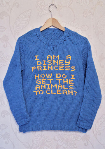 Intarsia - I am a Disney Princess Chart - Adults Sweater