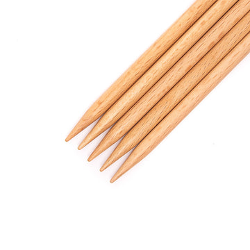 KnitPro Basix Beech Double Pointed Needle 20cm (8in)