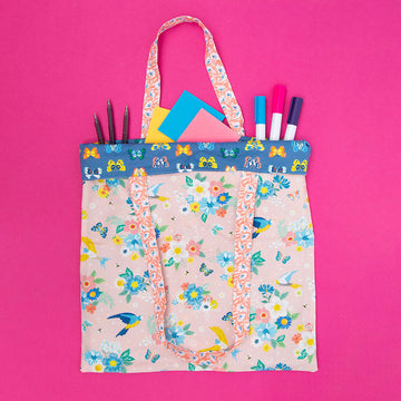 LoveCrafts Spring Garden Tote Bag - Downloadable PDF