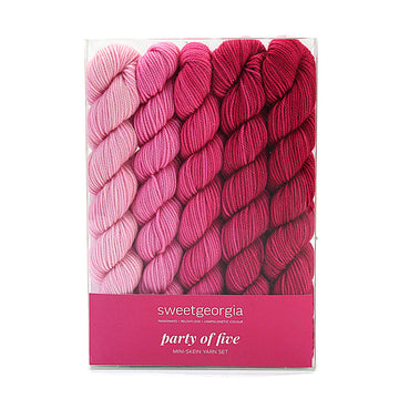 SweetGeorgia Party of Five Gradient Mini-Skein Sets
