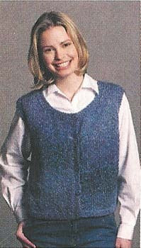 Homespun Vest in Lion Brand Homespun - 10304