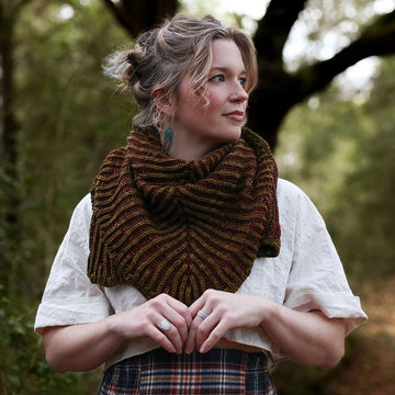 Compass Brioche Shawl