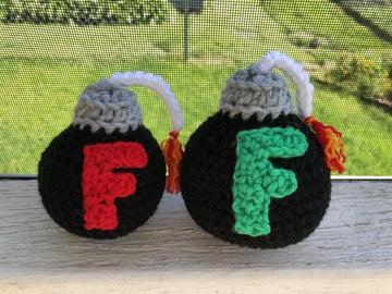 F Bomb Stuffy Amigrumi