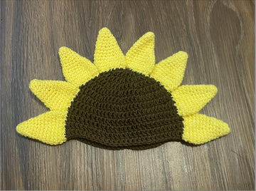 Sunflower Baby Hat 3-6 months