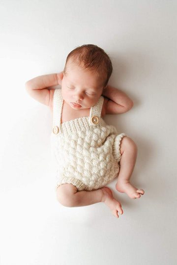 Bubble romper and bonnet