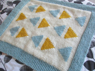 Triangles Cot Blanket