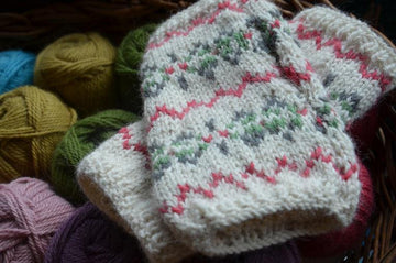Fair - Isle wrist cuffs