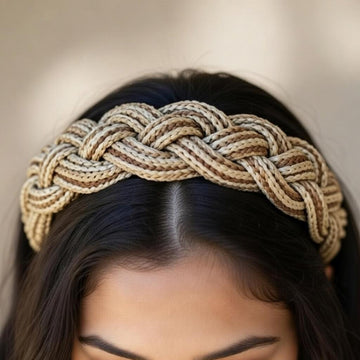 Crochet Braided Headband Pattern | Twisted Ear Warmer