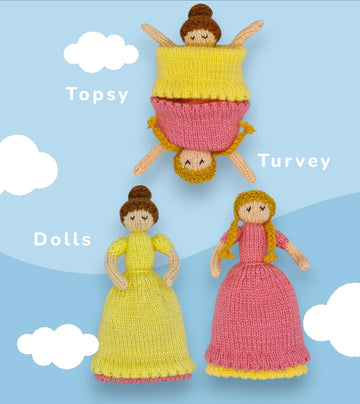 Topsy Turvy Doll - Small 19cm Size Stocking Filler Christmas Princess