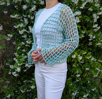Square Mesh Cardi