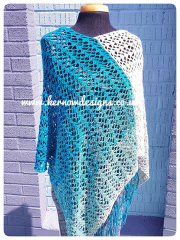 Moonlit Sea Spring/Summer Poncho