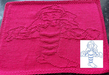 Nr. 730 Bramming elf with sock 89 stitches