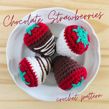 Chocolate Covered Strawberries Crochet Pattern