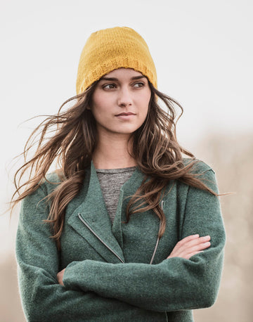 Spicer Hat in Blue Sky Fibers Woolstok - 201612 - Downloadable PDF