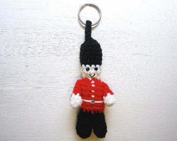 Queen's Guard key chain
