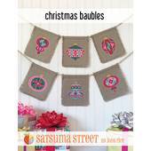Satsuma Street Christmas Baubles Cross Stitch Chart - Leaflet