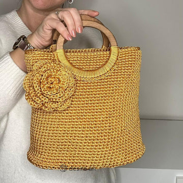 FLORAL HANDLE BAG