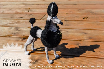 Black Persephone the poodle dog