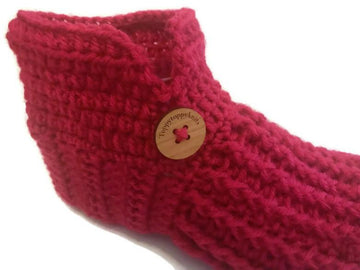 Textured Crochet Booties