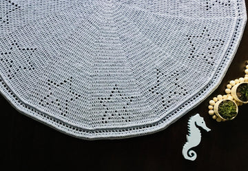 Star Round Baby Blanket N 362