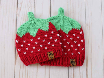 Strawberry Worsted Weight Hat