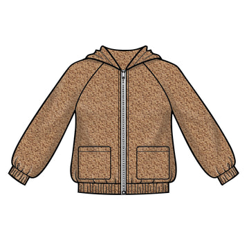 Simplicity S8999 Children's and Girls Knit Hooded Jacket - Sewing Pattern