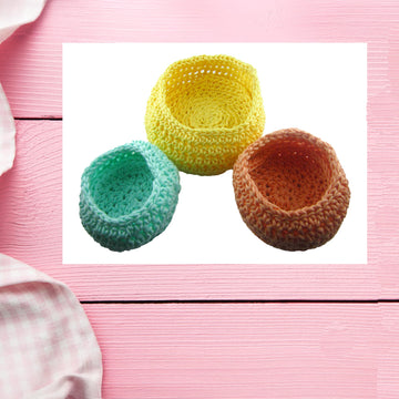 Decorative Baskets Hawaii Crochet Pattern
