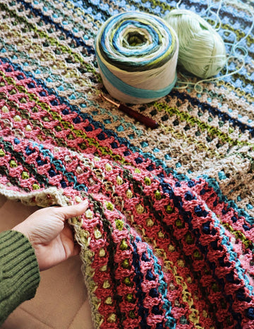 Water Garden Afghan
