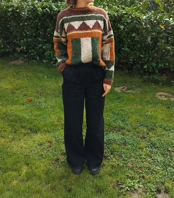Oversized autumn sweater