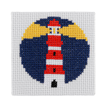Stitchfinity Light House Cross Stitch Kit - 6.9cm x 6.9cm