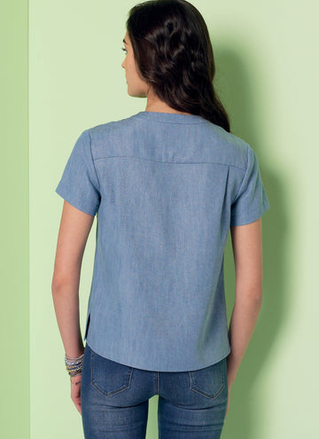 McCall's Misses' Henley Tops M7360 - Sewing Pattern