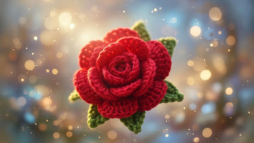 Crochet 3D Flower Pattern, Easy Crochet Flower Applique PDF + Video Tutorial