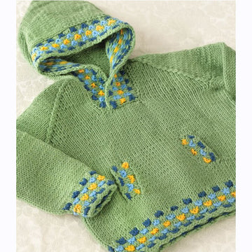 274 Candy Spot Child's Hoodie - Jumper Knitting Pattern for Kids in Valley Yarns Northampton
