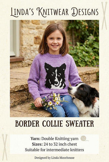 Border Collie dog sweater
