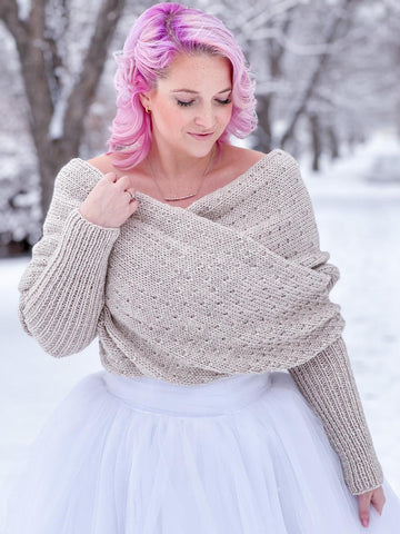 Snowfall Sweater Scarf