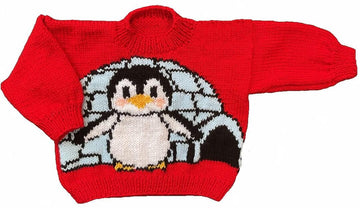 Cute Penguin & Igloo Jumper