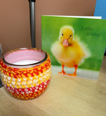 Crochet Candle Cover