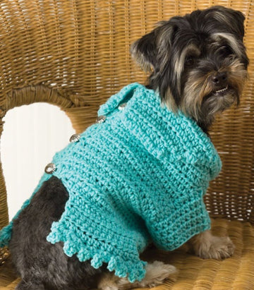 Doggie Snuggle-up in Red Heart Super Saver Economy Solids - WR2007
