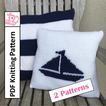 Sailboat & Stripes Pillows