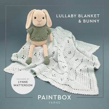 Lullaby Blanket & Bunny - Free Crochet Pattern for Babies in Paintbox Yarns Cotton DK