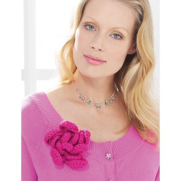 Crochet Rose in Patons Classic Wool Worsted - Downloadable PDF