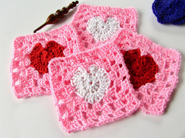 Granny Square Heart