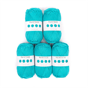 Paintbox Yarns Cotton Aran 5 Ball Value Pack