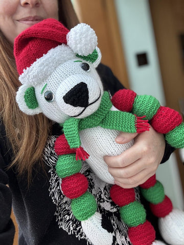 Christmas Polar Bear Toy