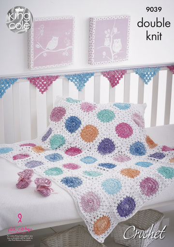 Crochet Baby Accessories in King Cole Vogue & Bamboo Cotton - 9039 - Downloadable PDF