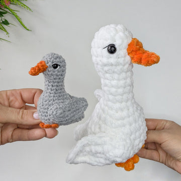 Crochet Goose Amigurumi Pattern, Easy Crochet Mini Bird
