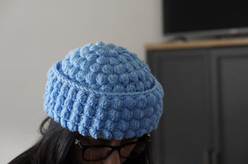 Bobbly sailor hat