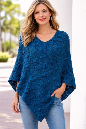 Deep Ocean Poncho