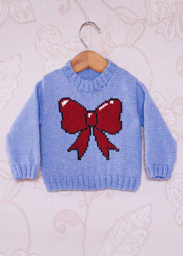 Intarsia - Bow Chart - Childrens Sweater