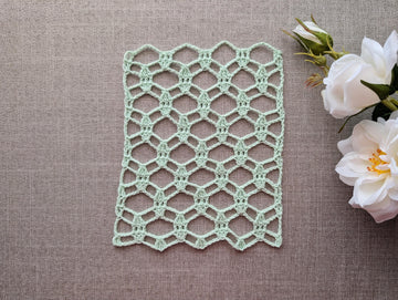 Crochet Lace Scarf Chart/Pattern #82